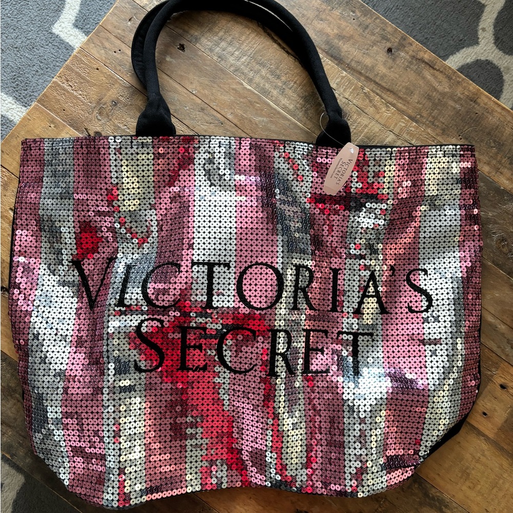 Victoria's Secret Multicolor Sequin Tote